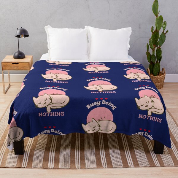 Item preview, Busy Doing Nothing Cute Cat designed and sold by Life Is Beautiful.
