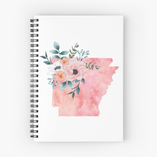 Item preview, Arkansas Pink Floral Watercolor designed and sold by randrgiftshop.