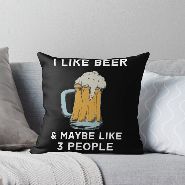 Item preview, I Like Beer And Maybe Three People designed and sold by Martin-bivert.