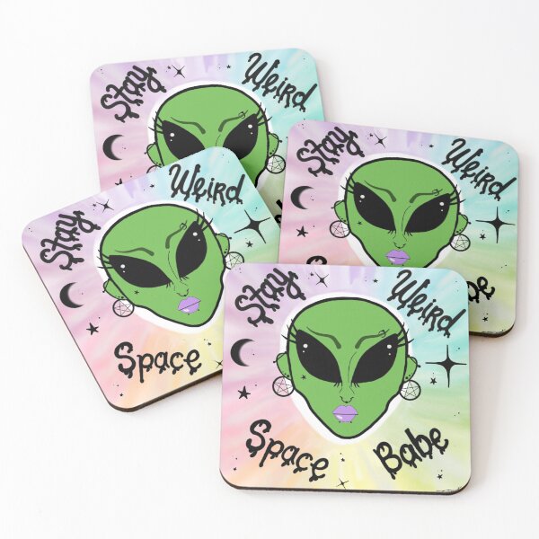 Item preview, Stay weird space babe   designed and sold by CraftKrazie.