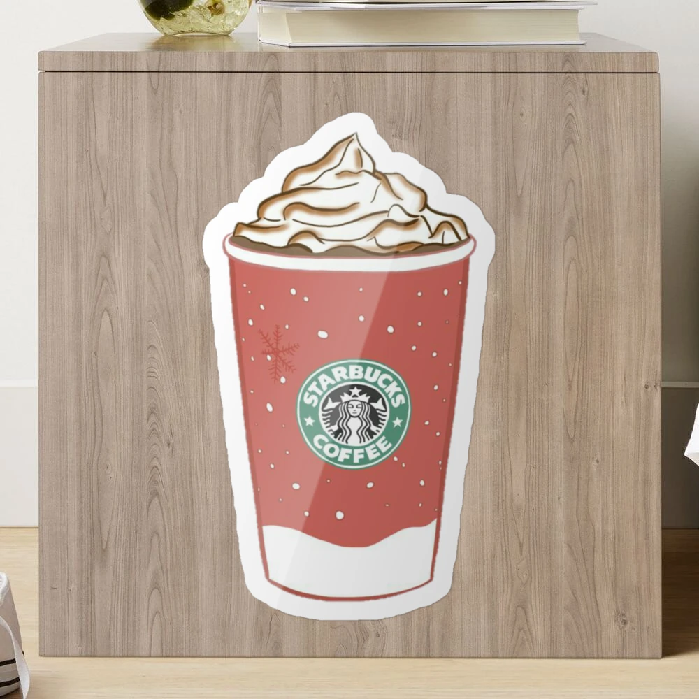 Moodtape Starbucks Coffee Watercolor Deco Flake Stickers - tokopie