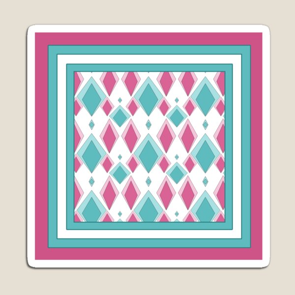Item preview, Texture graphic, geometric, art design in pink and blue colour. designed and sold by fuzzyfox.