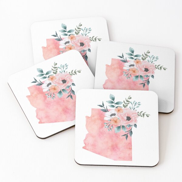 Item preview, Arizona Pink Floral Watercolor designed and sold by randrgiftshop.