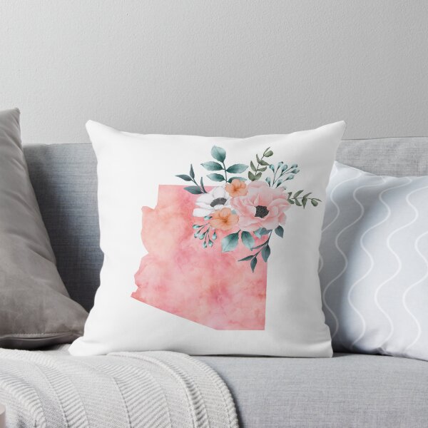Item preview, Arizona Pink Floral Watercolor designed and sold by randrgiftshop.
