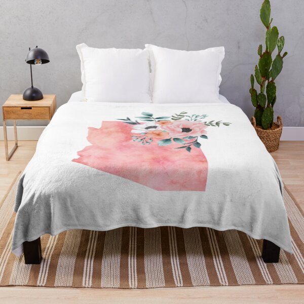 Item preview, Arizona Pink Floral Watercolor designed and sold by randrgiftshop.