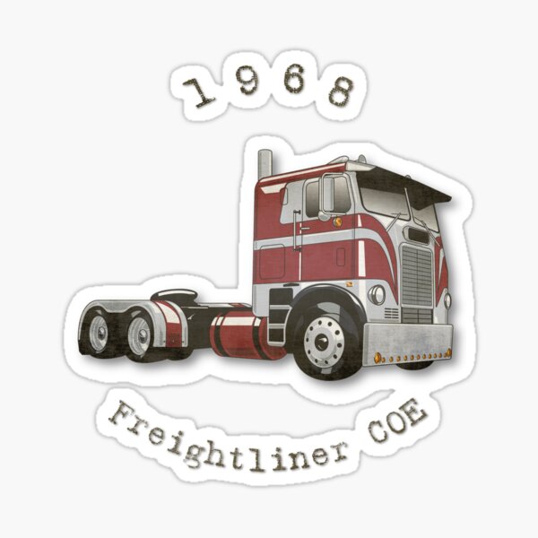 Item preview, 1968 Freightliner COE Classic Cabover Truck designed and sold by Wide Turn Gang.