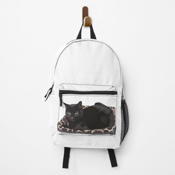 Item preview, Cute black cat on mat designed and sold by MiaoMiaoYu.