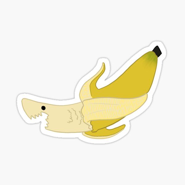 Vista previa del artículo con la obra «Tiburón Banana Mako», diseñado y vendido por keitothefox.