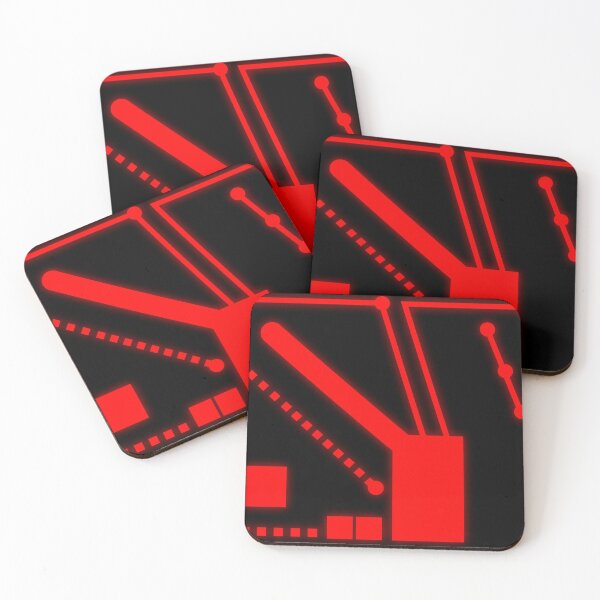 Item preview, Inspired Tron Circuit Red Glow designed and sold by Michael Kozoroz.