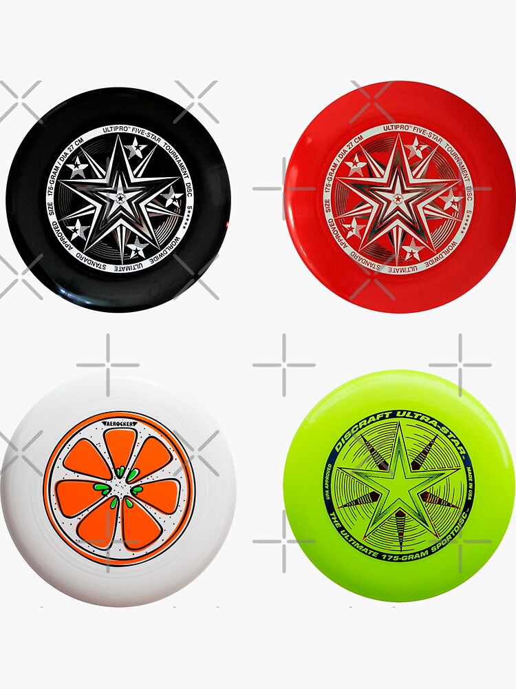 Ultimate Frisbee Discs pack Sticker