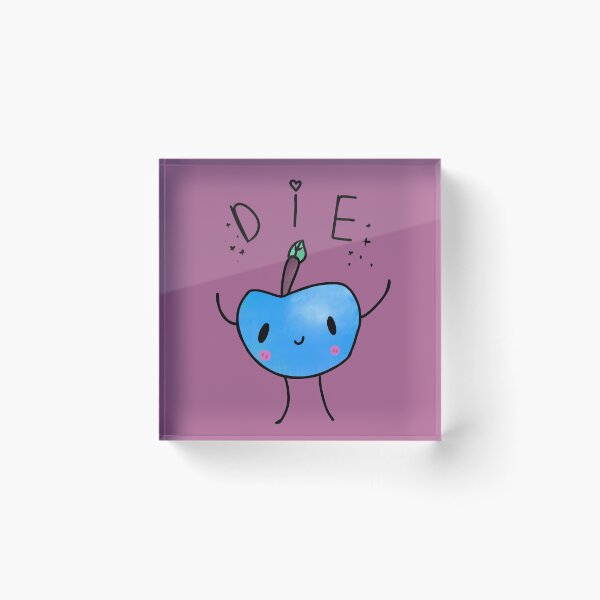 Item preview, Blue Junimo Apple Die designed and sold by deerio.