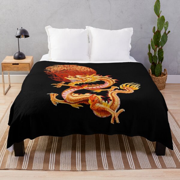 Item preview, Asian Dragon And Sun Symbol Oriental Chinese Art designed and sold by Dressed For Duty.