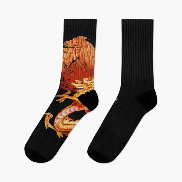 Item preview, Asian Dragon And Sun Symbol Oriental Chinese Art designed and sold by Dressed For  Duty.