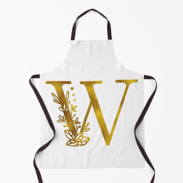 Item preview, Gold Floral Monogram W designed and sold by Amy Olsen.