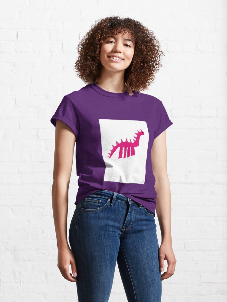 Discover Pink dinosaur Classic T-Shirt