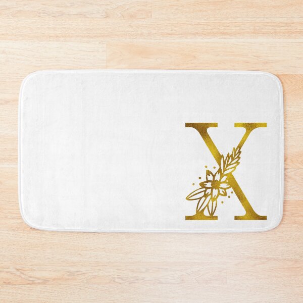 Item preview, Gold Floral Monogram X designed and sold by Amy Olsen.