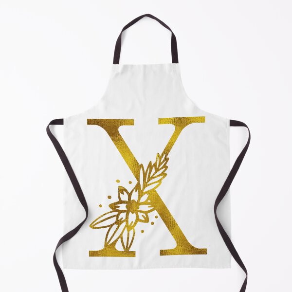Item preview, Gold Floral Monogram X designed and sold by Amy Olsen.
