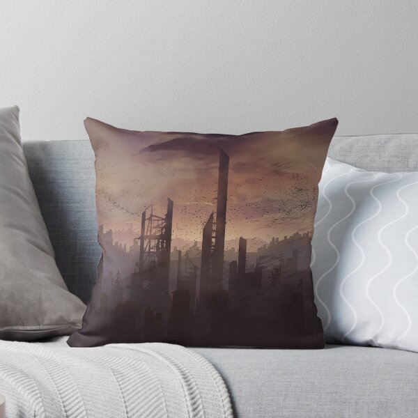 Item preview, Destroyed World designed and sold by wantanPillow.