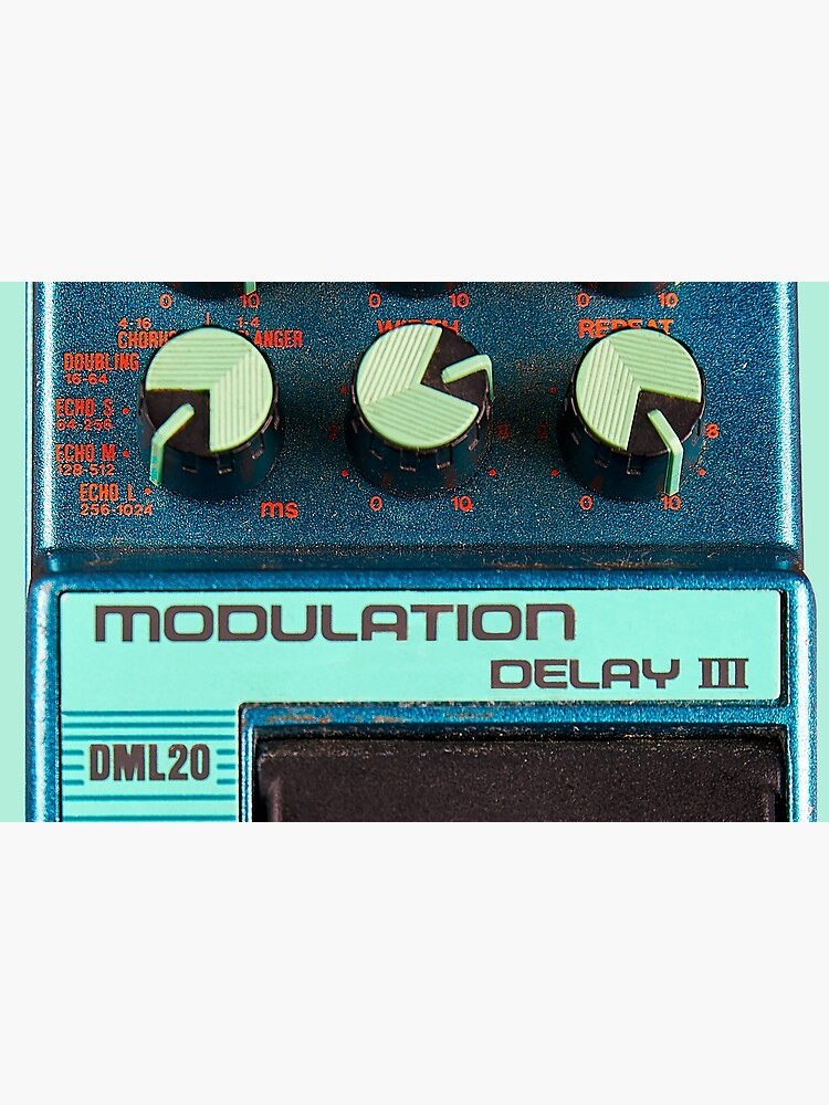 Guitar Pedal Ibanez DML 20 Modulation Delay III Aqua | Laptop Sleeve