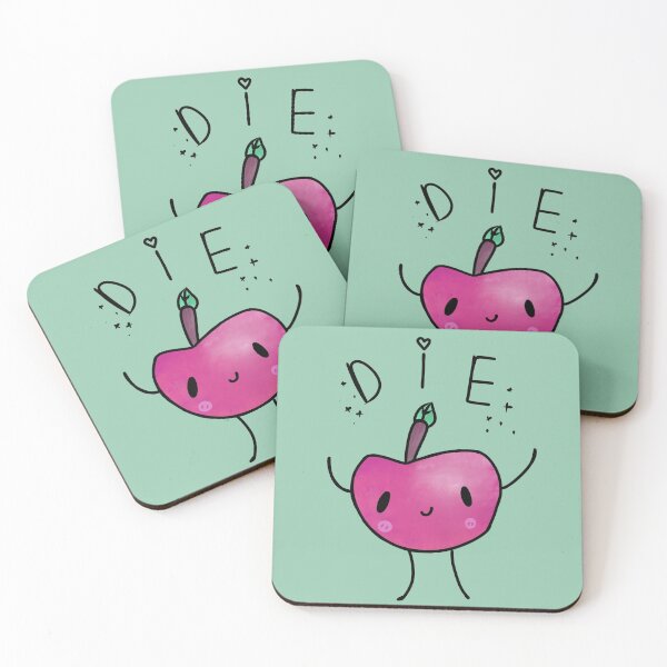 Item preview, Red Junimo Apple Die designed and sold by deerio.