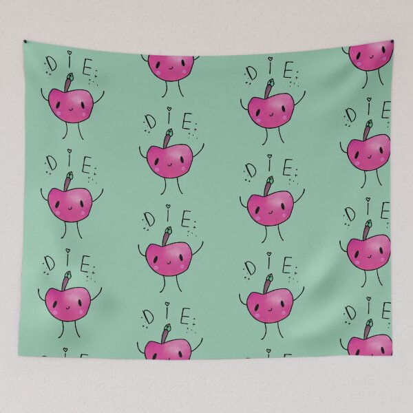 Item preview, Red Junimo Apple Die designed and sold by deerio.