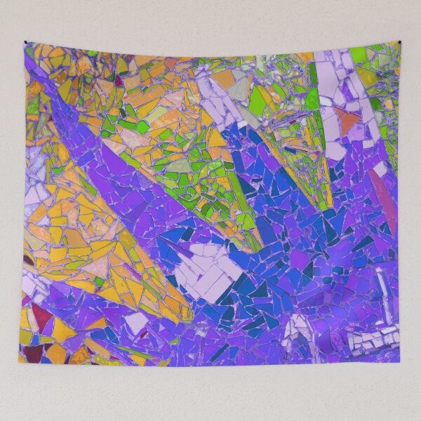 Item preview, Sun mosaic spain park guell barcelona trencadis mosaic designed and sold by LolioGifts.