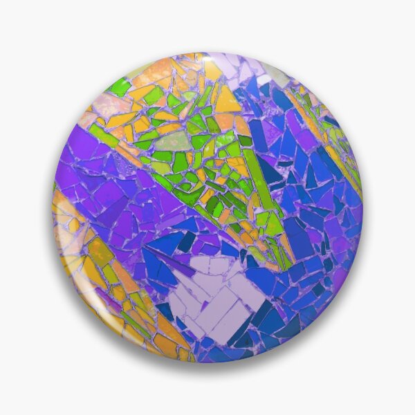 Item preview, Sun mosaic spain park guell barcelona trencadis mosaic designed and sold by LolioGifts.