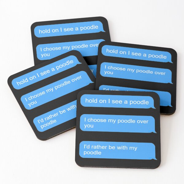 Item preview, Poodle puns for poodle owner designed and sold by Paperfly Studio.