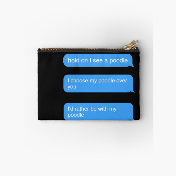 Item preview, Poodle puns for poodle owner designed and sold by Paperfly Studio.