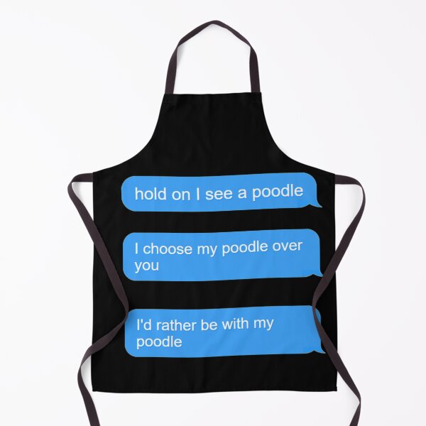 Item preview, Poodle puns for poodle owner designed and sold by Paperfly Studio.