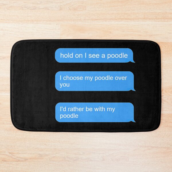 Item preview, Poodle puns for poodle owner designed and sold by Paperfly Studio.
