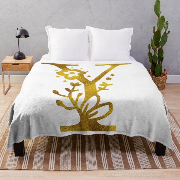 Item preview, Gold Floral Monogram Y designed and sold by Amy Olsen.