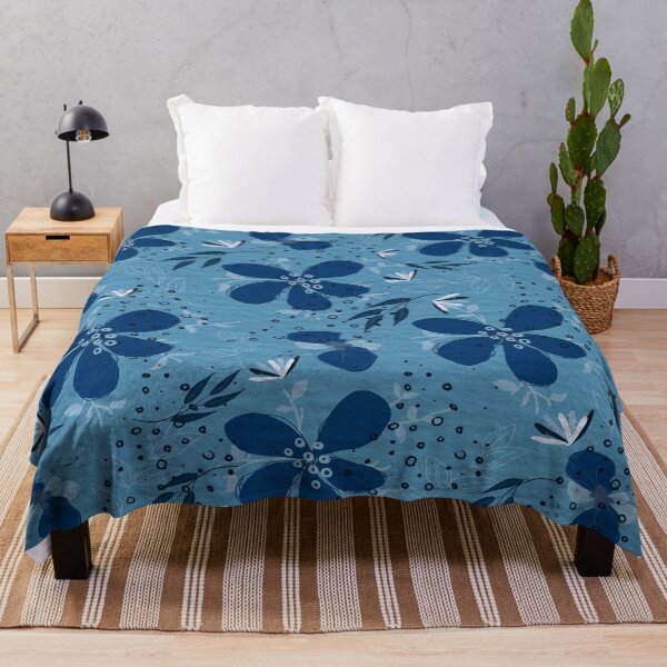 Item preview, Lovely Beautiful Blue Colored Pattern designed and sold by dreamofdenim.