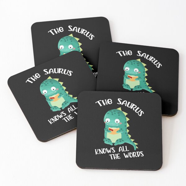 Item preview, The Saurus Thesaurus Funny Dino Dinosaur Pun Quote designed and sold by Dressed For  Duty.