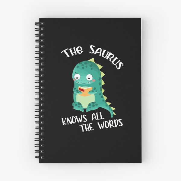 Item preview, The Saurus Thesaurus Funny Dino Dinosaur Pun Quote designed and sold by Dressed For  Duty.