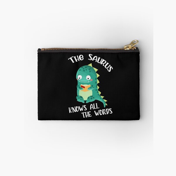 Item preview, The Saurus Thesaurus Funny Dino Dinosaur Pun Quote designed and sold by Dressed For  Duty.