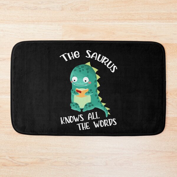 Item preview, The Saurus Thesaurus Funny Dino Dinosaur Pun Quote designed and sold by Dressed For  Duty.