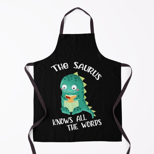 Item preview, The Saurus Thesaurus Funny Dino Dinosaur Pun Quote designed and sold by Dressed For  Duty.