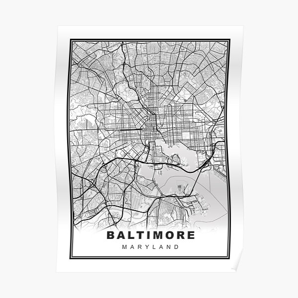 Baltimore MD Souvenir Baltimore Latitude Longitude T-Shirt