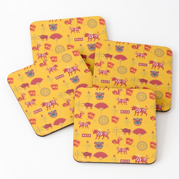 Item preview, 2021 CNY chinese new year pattern / ox designed and sold by SpicyCherrys.