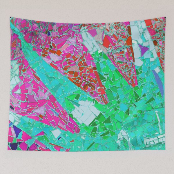 Item preview, Sun mosaic spain park guell barcelona trencadis mosaic designed and sold by LolioGifts.