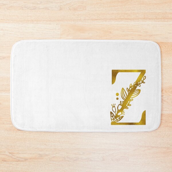 Item preview, Gold Floral Monogram Z designed and sold by Amy Olsen.