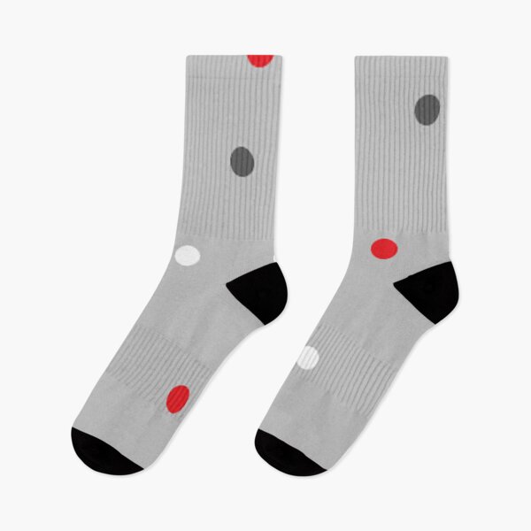 Item preview, Black, white, grey and red polka dots designed and sold by dinelson.