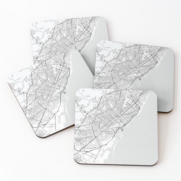 Item preview, Barcelona, Spain Map (Theme 1) designed and sold by Mapnify.