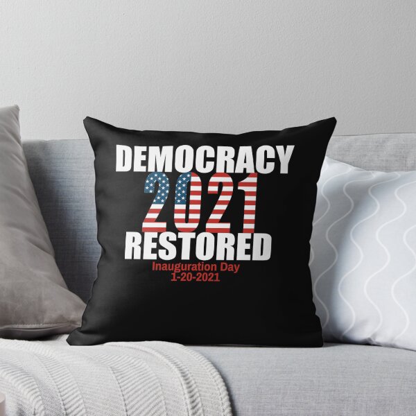 Item preview, Democracy Restored Presidential Inauguration Day 2021 Biden Harris  designed and sold by Jennifer Church.