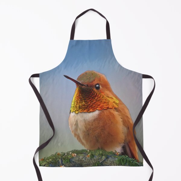Item preview, Rufous Hummingbird Jeweled Feathers designed and sold by Heathermarie321.