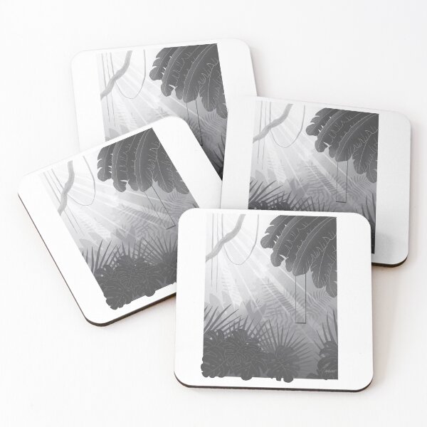 Item preview, black and white jungle designed and sold by TheArtDary.