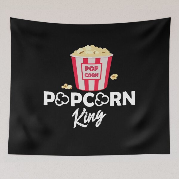 Item preview, Popcorn King - Funny Movie Theater Food - Cinema Lovers Gift designed and sold by Dressed For  Duty.