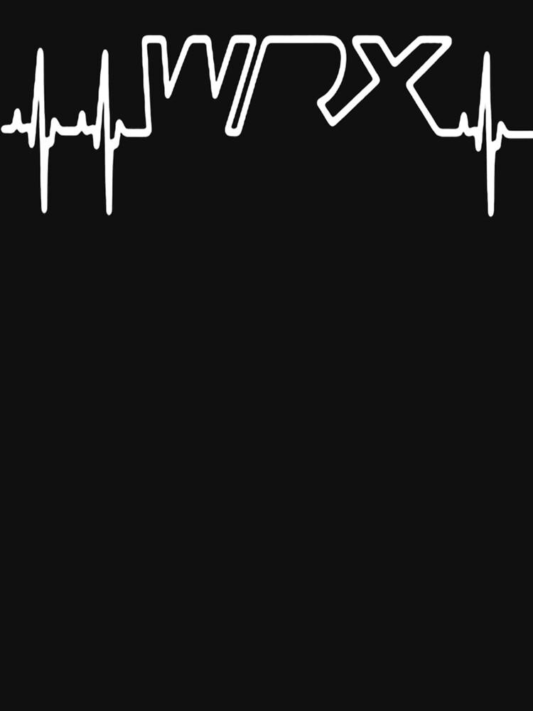 Wrx Heartbeat T Shirt, Wrx Shirts For Men Women - White Wrx Heartbeat T Shirt, Wrx Shirts For Men Women - White
