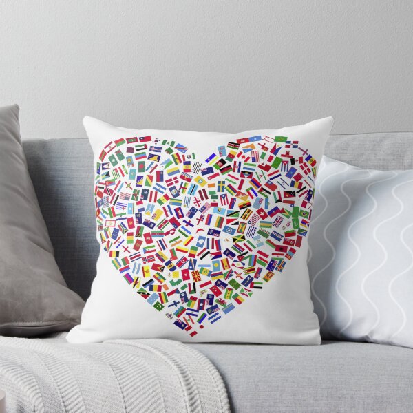 Item preview, Heart of Flags designed and sold by collegeplace.